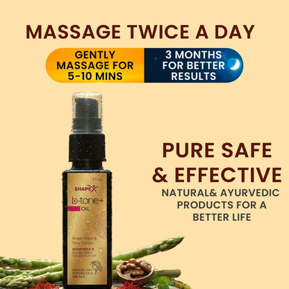 B-Tone+ Shaping Therapy Oil And Capsule Combo